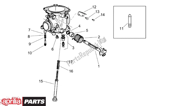 Toutes les pièces pour le Carburettor Iii du Aprilia Pegaso 3 11 650 1997 - 2000