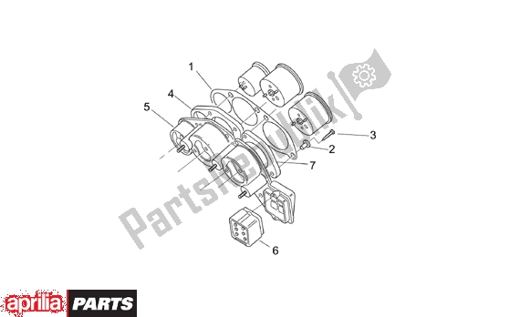 Alle onderdelen voor de Dashboard Ii van de Aprilia Pegaso 3 11 650 1997 - 2000
