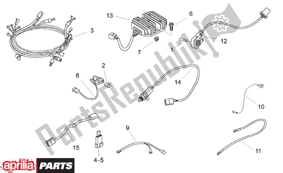 Alle Teile für das Electrical System Ii des Aprilia Pegaso 3 11 650 1997 - 2000