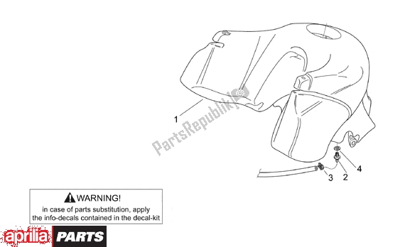 Alle Teile für das Fuel Tank des Aprilia Pegaso 3 11 650 1997 - 2000