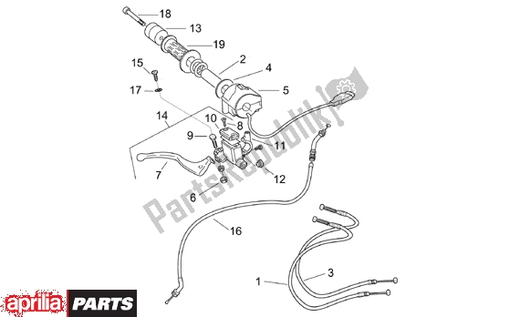 Toutes les pièces pour le Rh Controls du Aprilia Pegaso 3 11 650 1997 - 2000