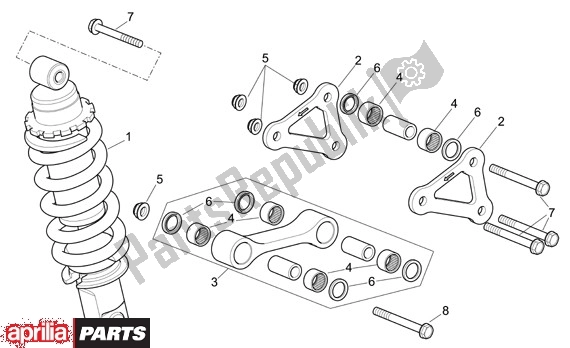 Todas las partes para Achterveer de Aprilia Pegaso Strada-factory-trail 18 660 2005 - 2009