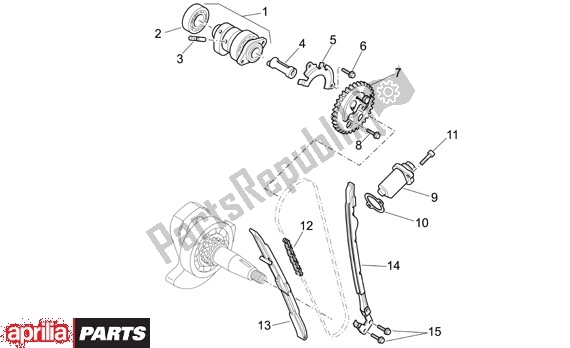 All parts for the Klepbediening of the Aprilia Pegaso Strada-factory-trail 18 660 2005 - 2009