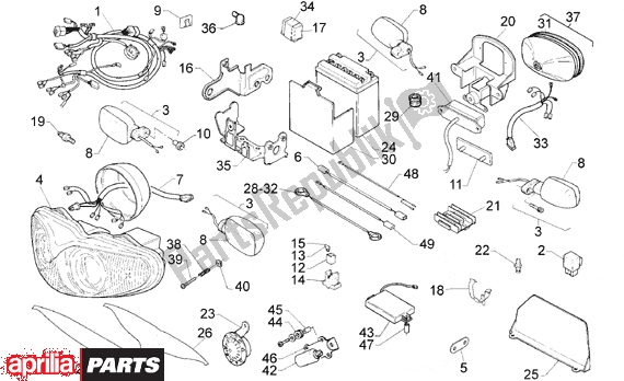 Alle Teile für das Electrical System des Aprilia RS 331 125 1998