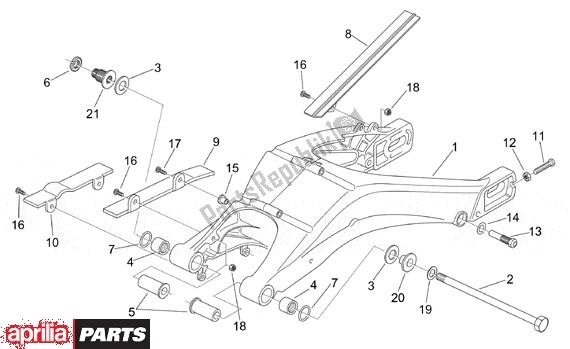 Todas las partes para Swing de Aprilia RS 340 125 1999 - 2005