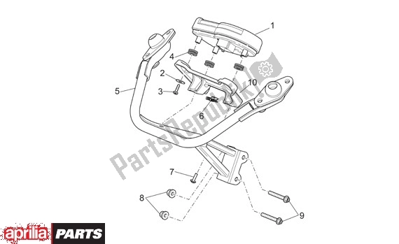 All parts for the Instrument Panel of the Aprilia RS 21 125 2006