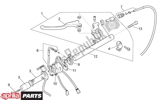 Tutte le parti per il Schakelingen Links del Aprilia RS 21 125 2006