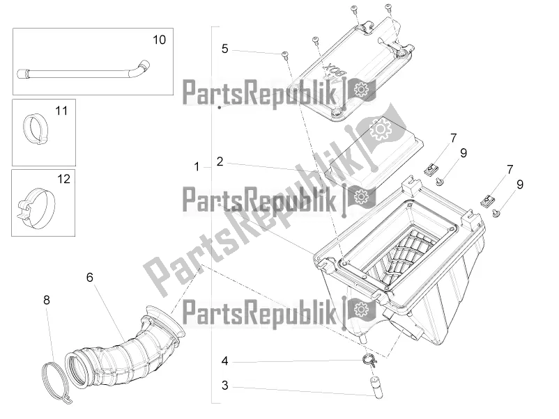 Toutes les pièces pour le Boite D'air du Aprilia RS 125 4T ABS 2018