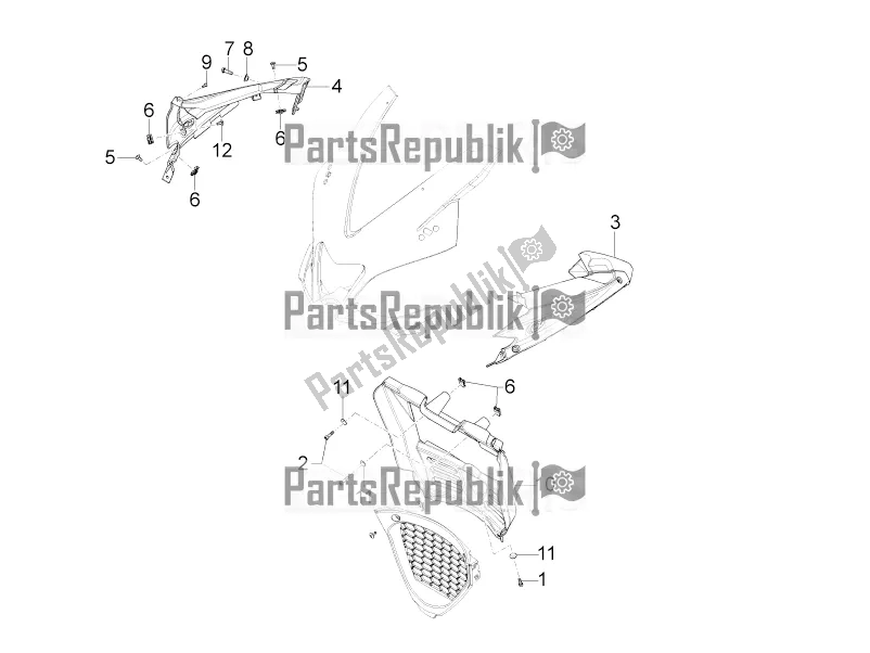 Tutte le parti per il Condotto del Aprilia RS 125 4T ABS 2018