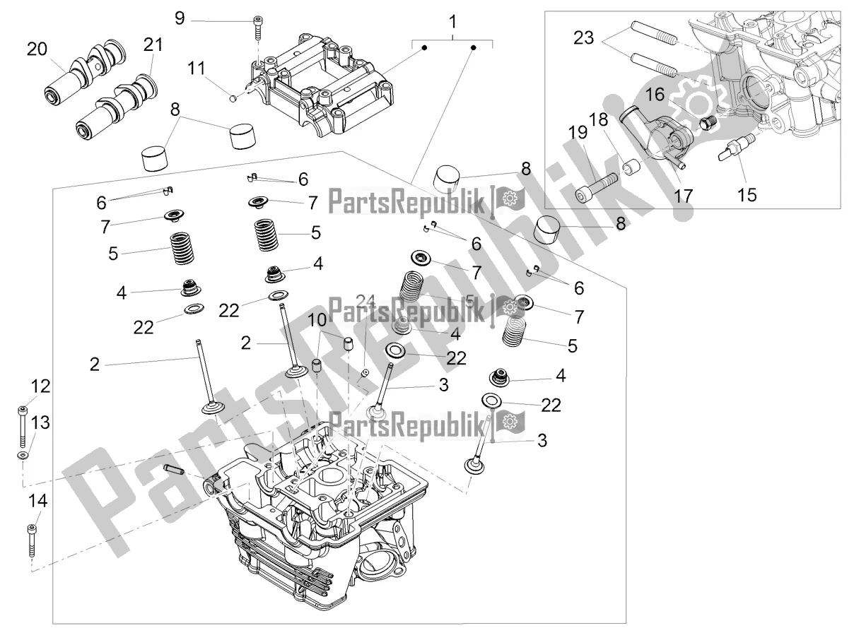 Alle Teile für das Zylinderkopfventile des Aprilia RS 125 4T ABS 2020