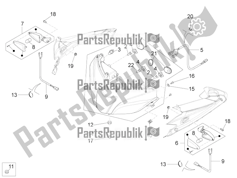 Tutte le parti per il Luci Anteriori del Aprilia RS 125 4T ABS 2020