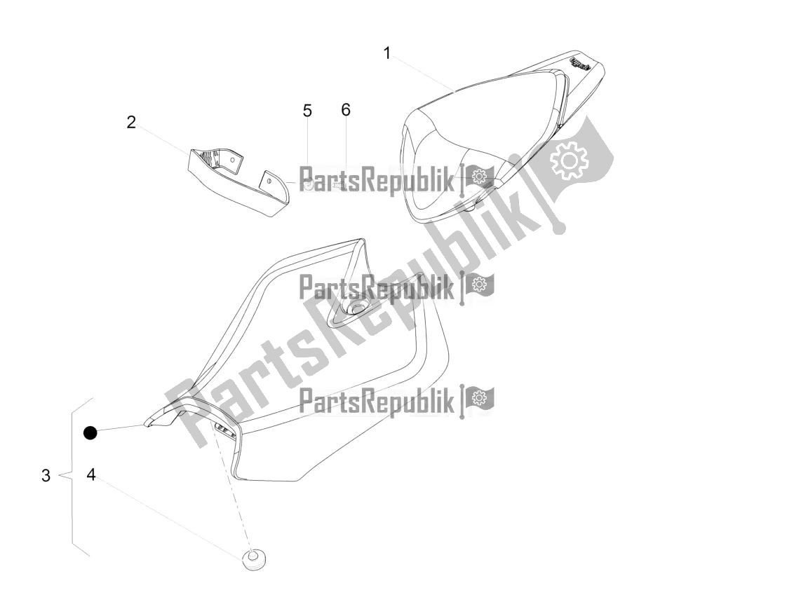 Toutes les pièces pour le Selle du Aprilia RS 125 4T ABS 2020