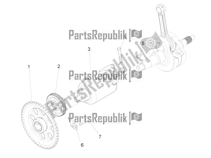 Alle Teile für das Anlasser / Elektrostarter des Aprilia RS 125 4T ABS 2020