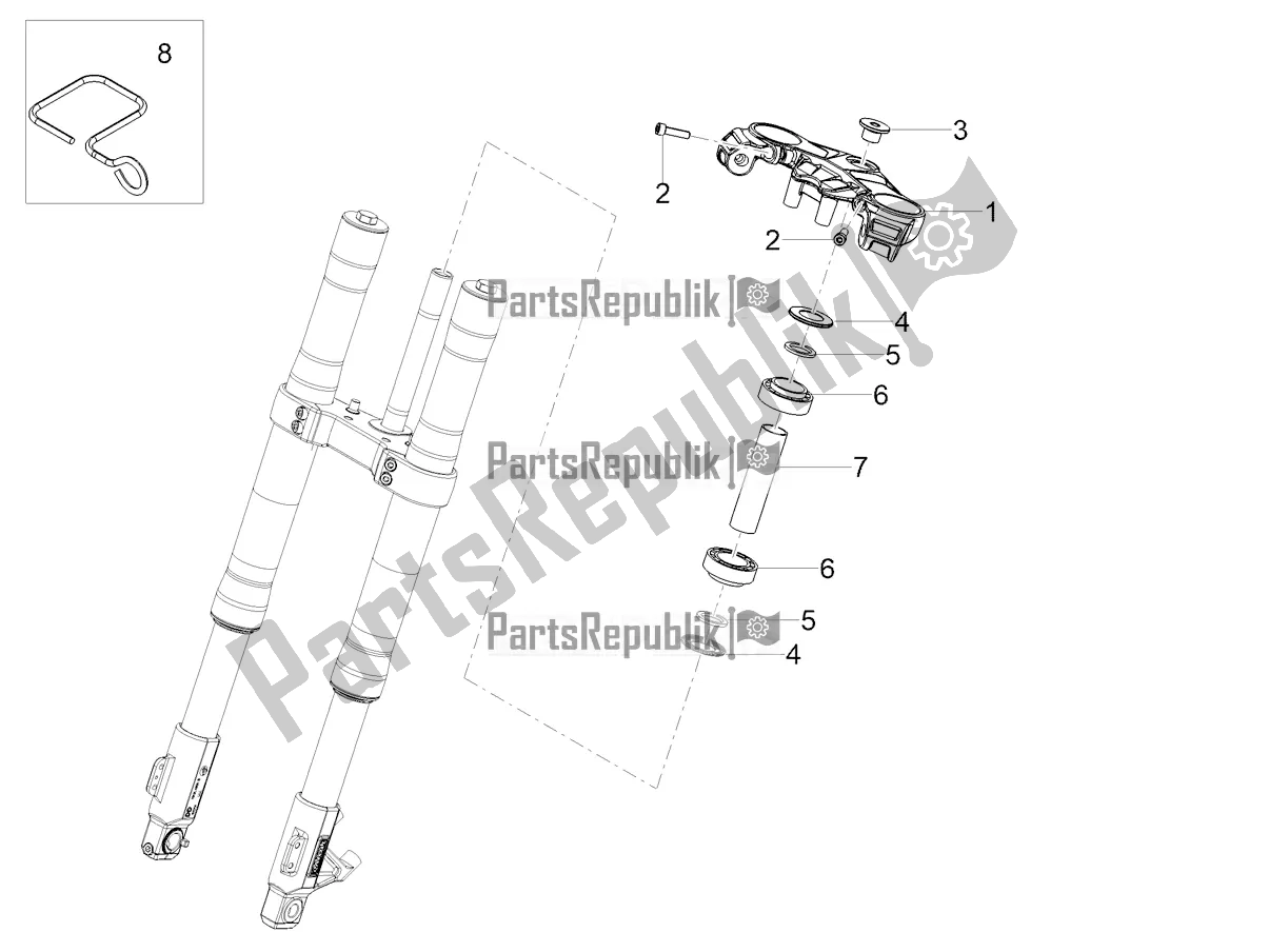 Tutte le parti per il Timone del Aprilia RS 125 4T ABS 2022