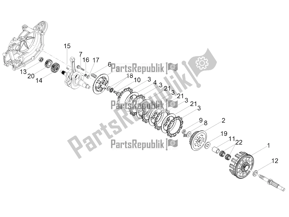 Todas las partes para Embrague de Aprilia RS 125 4T ABS Replica 2020