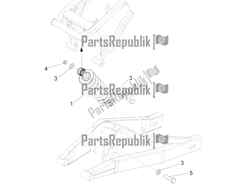 Todas las partes para Amortiguador de Aprilia RS 125 4T ABS Replica 2020