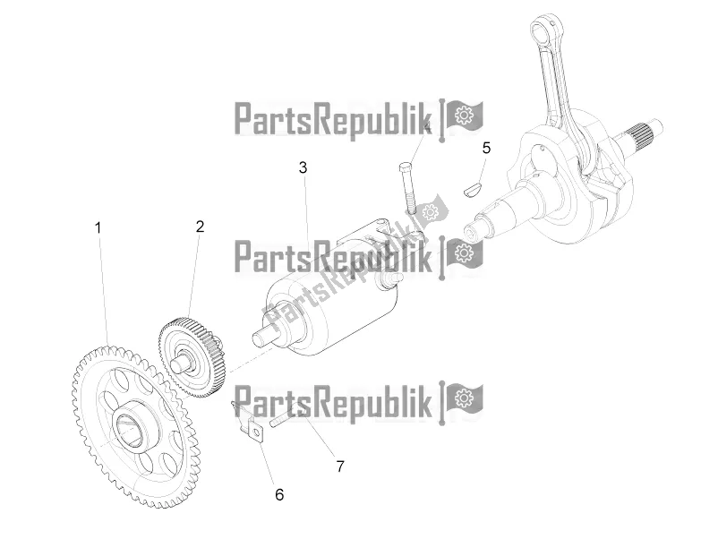 Alle Teile für das Anlasser / Elektrostarter des Aprilia RS 125 4T ABS Replica 2020