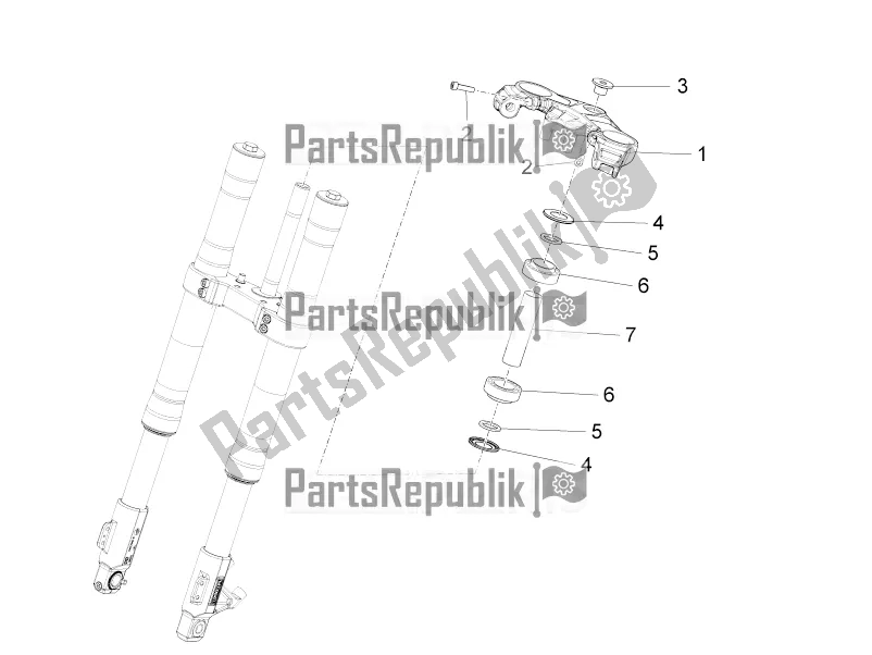 Todas las partes para Direccion de Aprilia RS 125 4T ABS Replica 2020