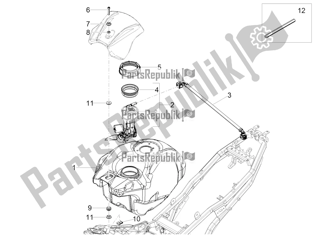 Wszystkie części do Zbiornik Paliwa Aprilia RS 125 4T ABS Replica 2021