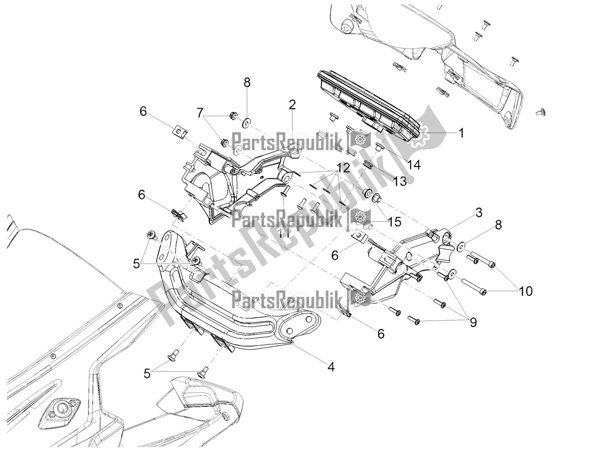 Todas as partes de Instrumentos do Aprilia RS 125 4T ABS Replica 2022