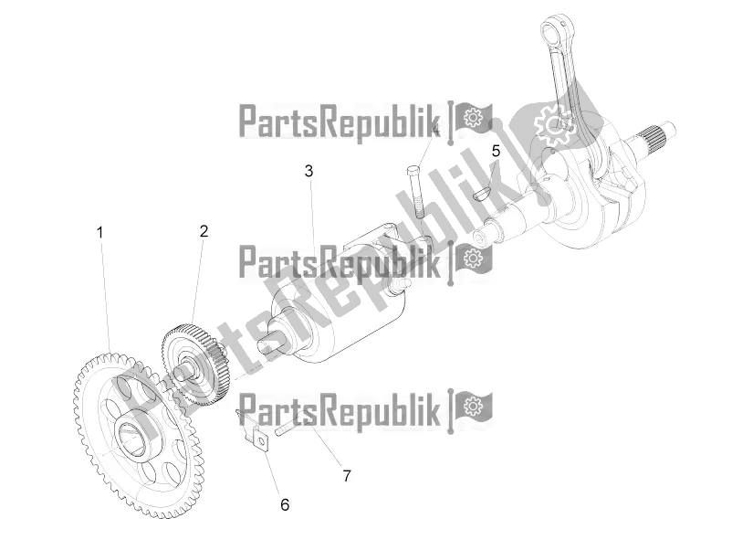 Toutes les pièces pour le Démarreur / Démarreur électrique du Aprilia RS 125 Replica 4T 2018