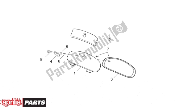 Alle Teile für das Door des Aprilia RS 381 250 1998 - 2001