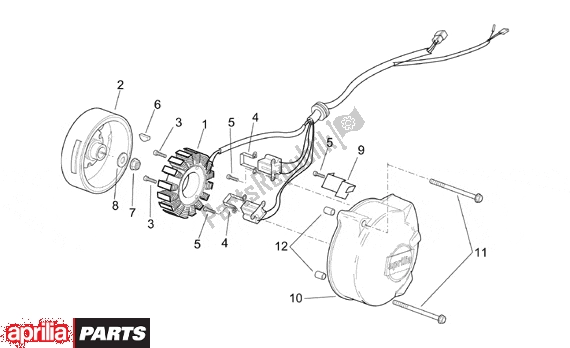 Tutte le parti per il Ignition Unit del Aprilia RS 381 250 1998 - 2001