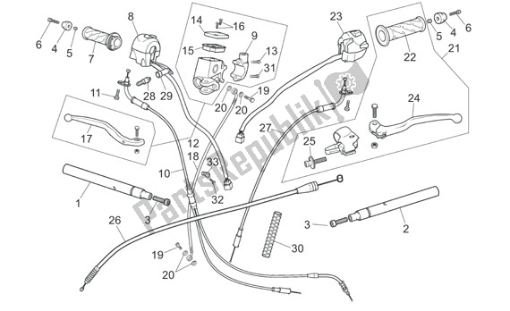 All parts for the Schakelingen of the Aprilia RS 26 50 2006