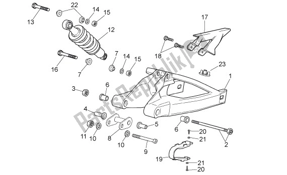 Tutte le parti per il Swing del Aprilia RS 26 50 2006