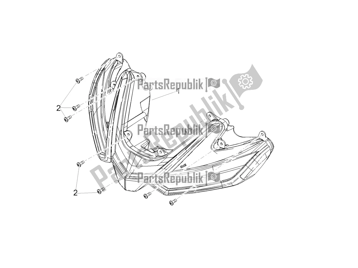 Tutte le parti per il Luci Anteriori del Aprilia RS 660 ABS 2020