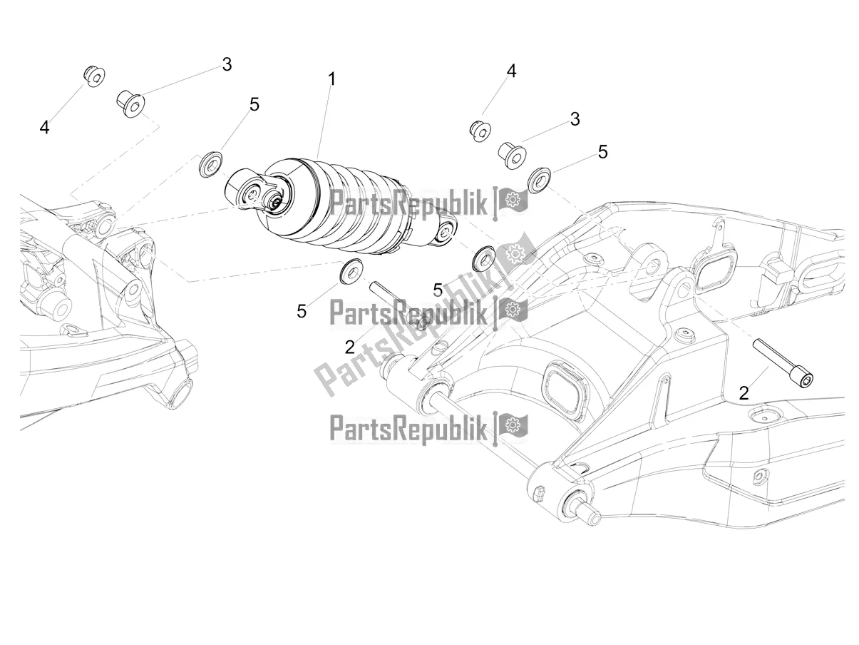 Todas las partes para Amortiguador de Aprilia RS 660 ABS 2020