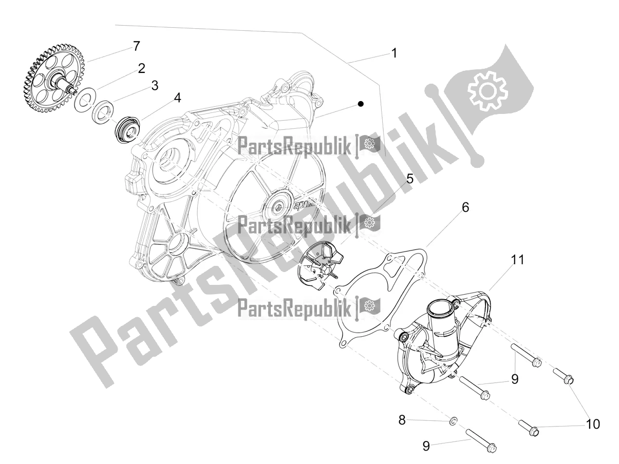 Tutte le parti per il Pompa Dell'acqua del Aprilia RS 660 ABS 2020