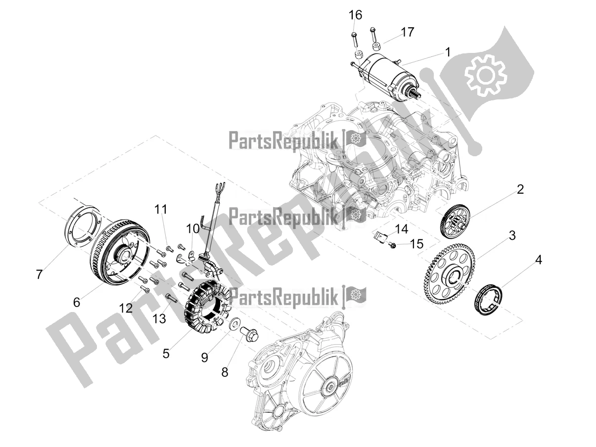 Todas las partes para Cdi Magneto Assy / Unidad De Encendido de Aprilia RS 660 ABS 2021