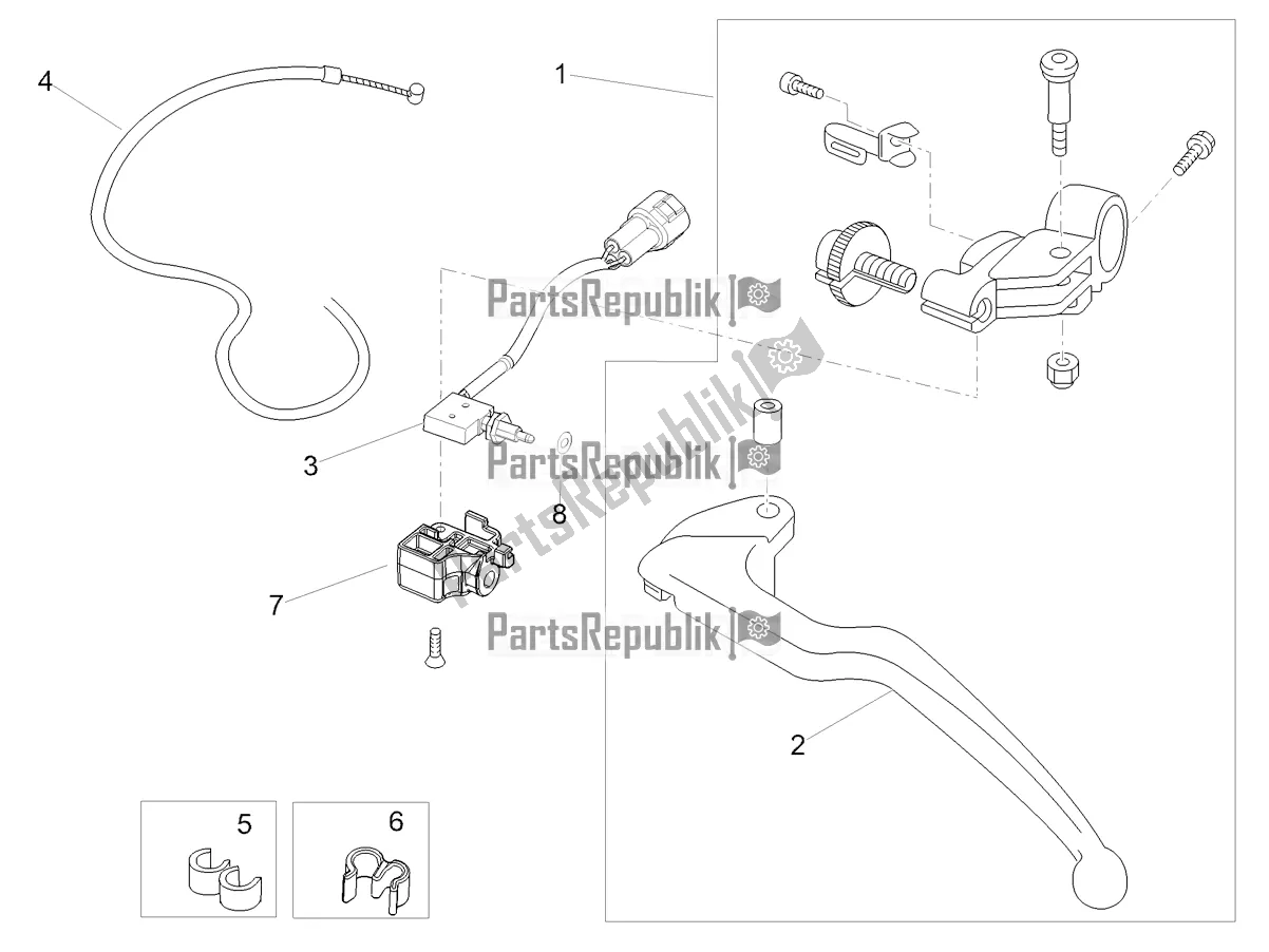 Toutes les pièces pour le Commande D'embrayage du Aprilia RS 660 ABS 2021