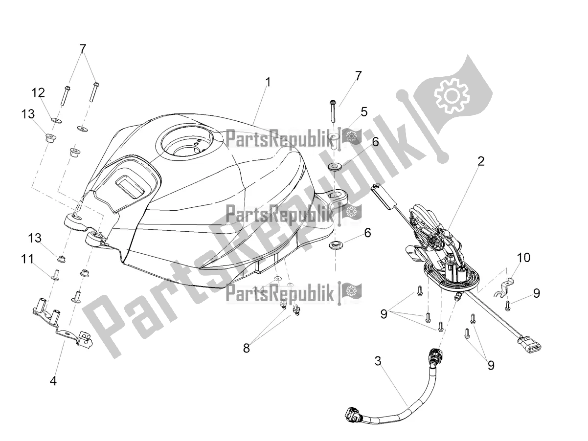 Toutes les pièces pour le Réservoir D'essence du Aprilia RS 660 ABS 2021