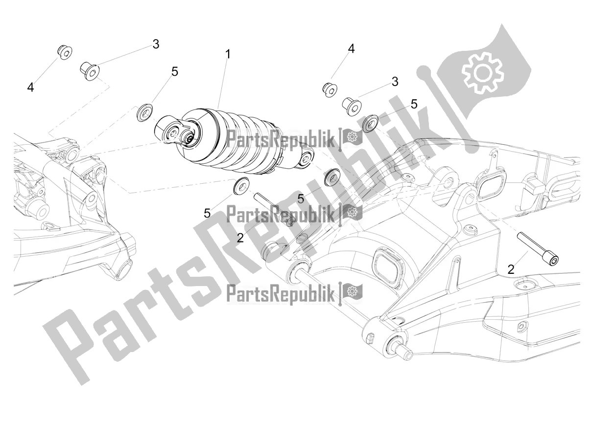 Todas las partes para Amortiguador de Aprilia RS 660 ABS 2021