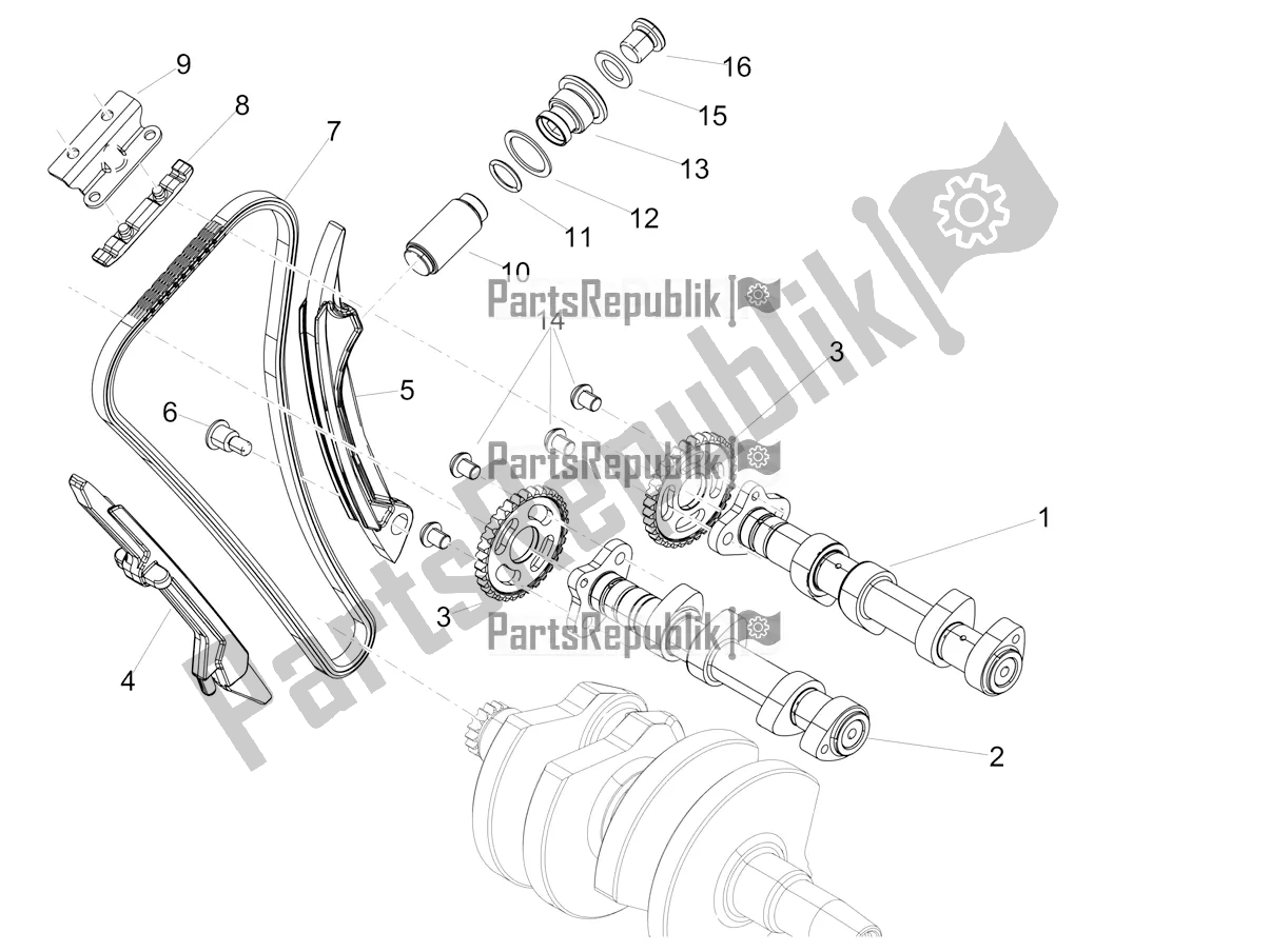 Todas las partes para Sistema De Cronometraje de Aprilia RS 660 ABS 2021