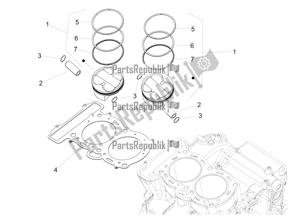 Wszystkie części do Cylinder - T? Ok Aprilia RS 660 ABS 2022