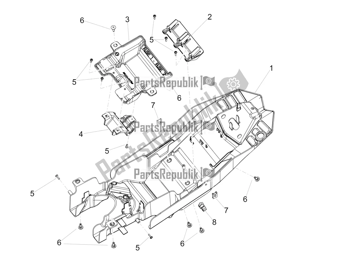 Toutes les pièces pour le Compartiment De Selle du Aprilia RS 660 ABS 2022