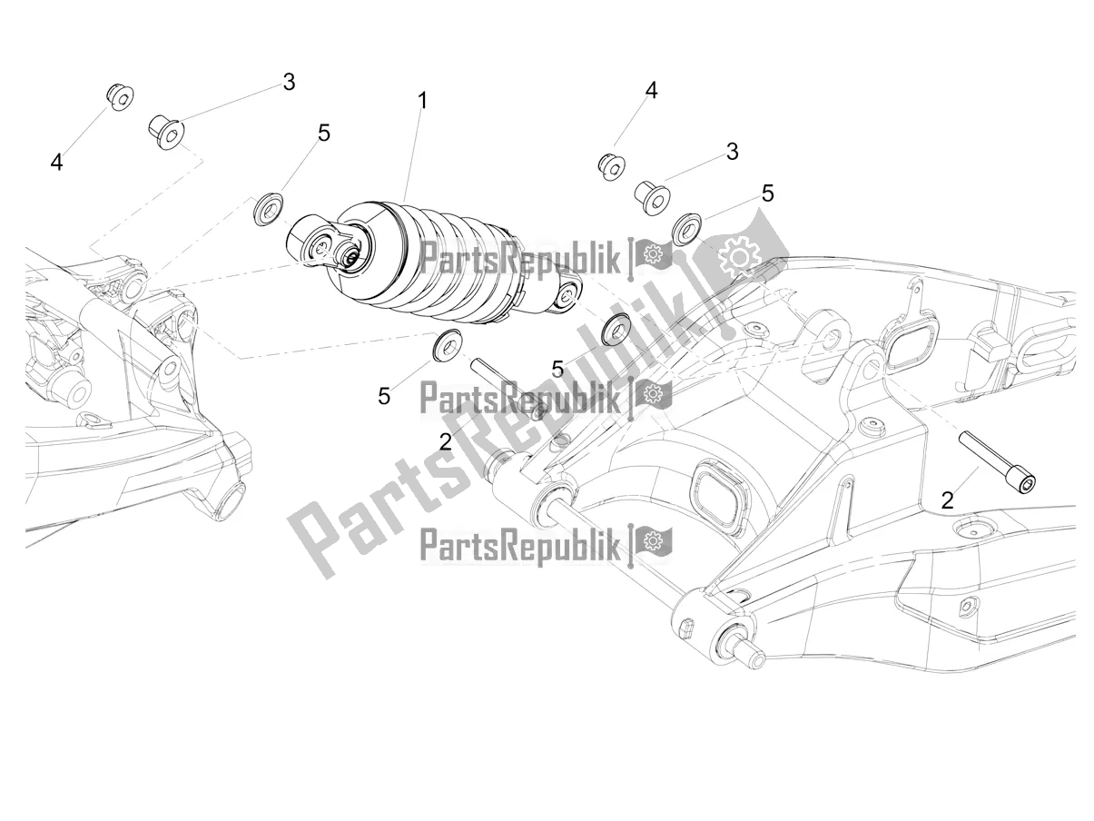 Tutte le parti per il Ammortizzatore del Aprilia RS 660 ABS 2022