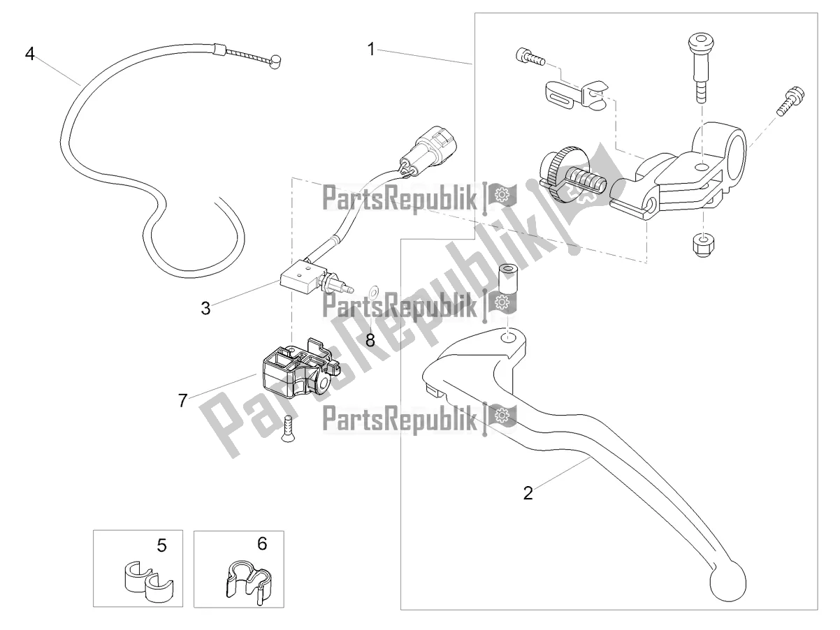 Toutes les pièces pour le Commande D'embrayage du Aprilia RS 660 ABS Apac 2021