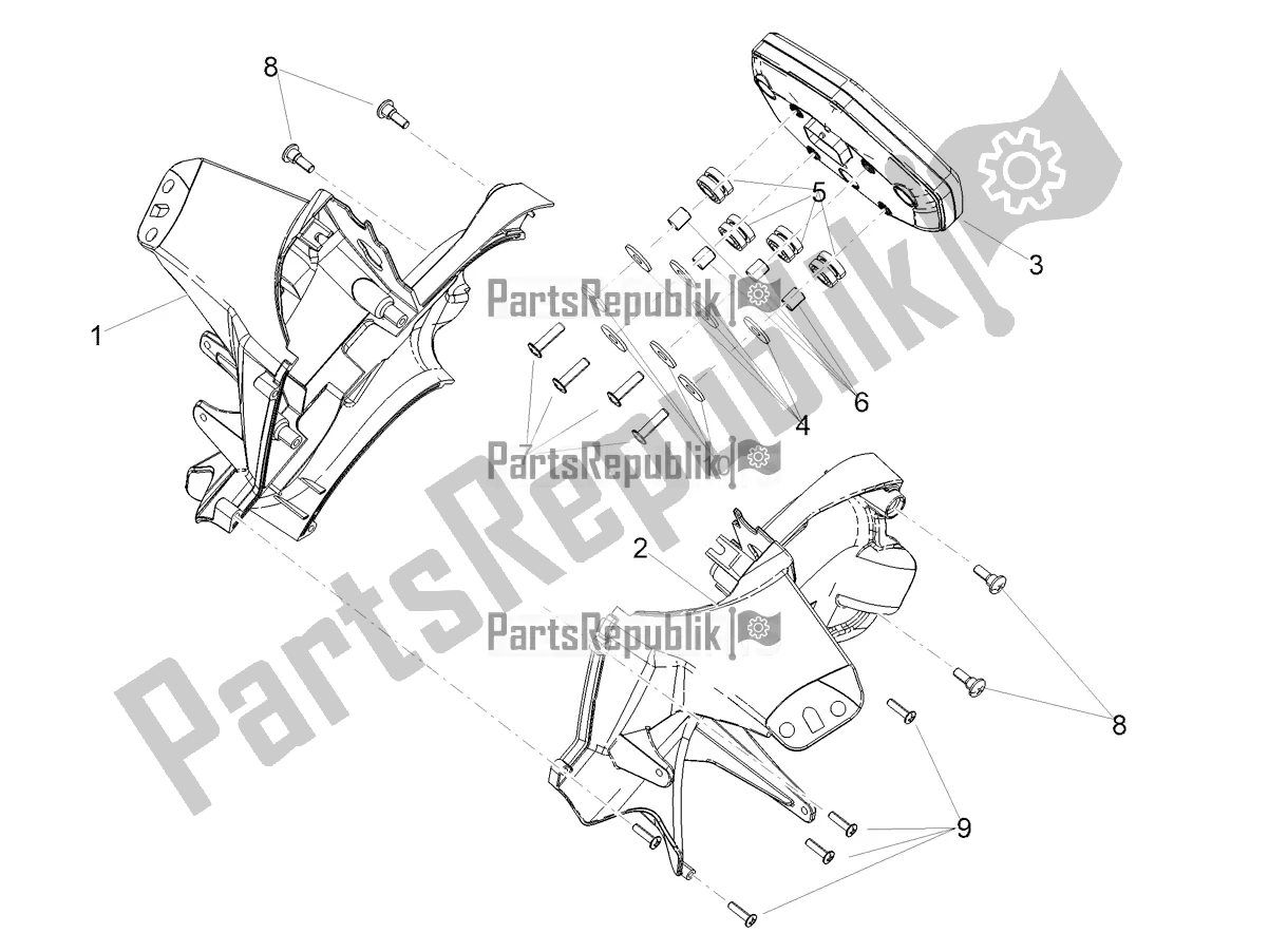 Tutte le parti per il Strumenti del Aprilia RS 660 ABS Apac 2021