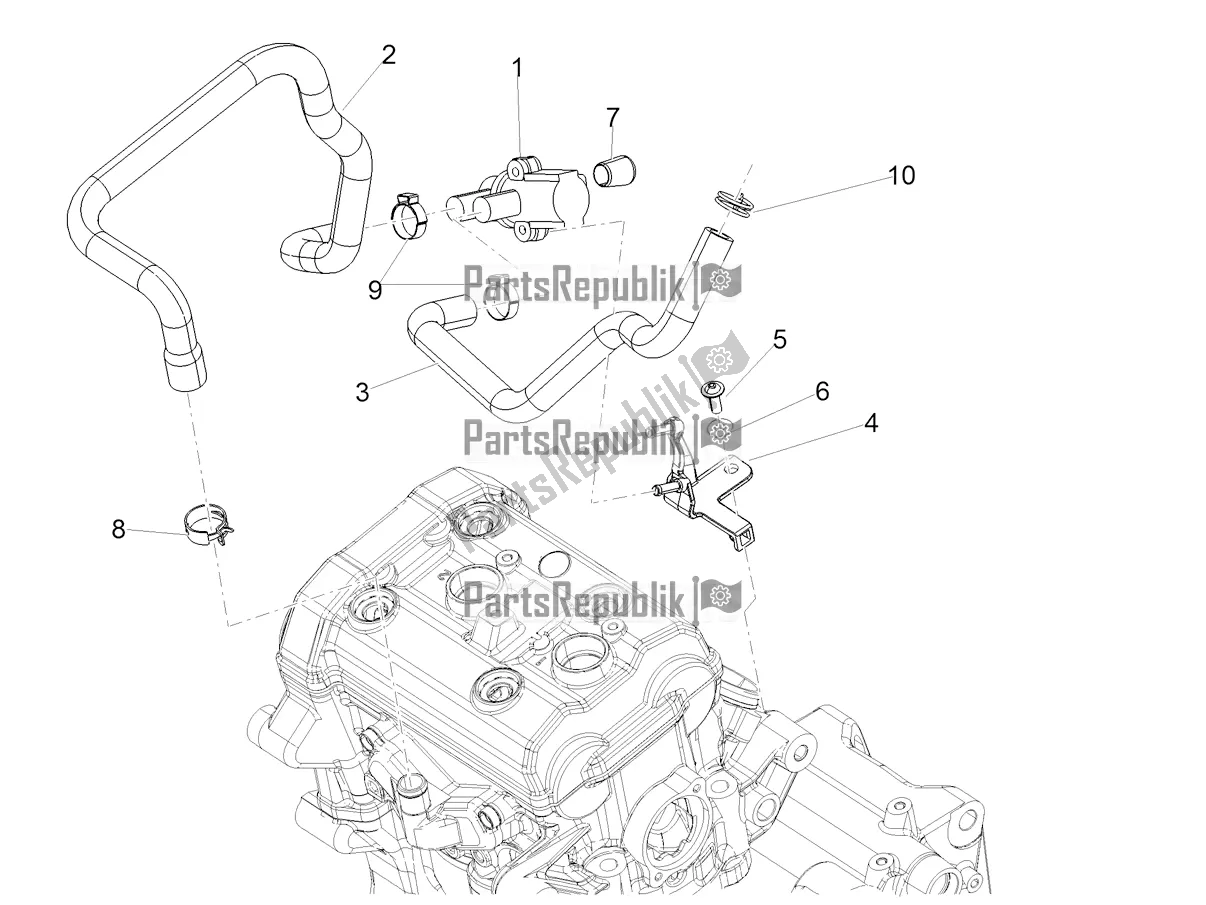 Alle Teile für das Sekundärluft des Aprilia RS 660 ABS Apac 2021
