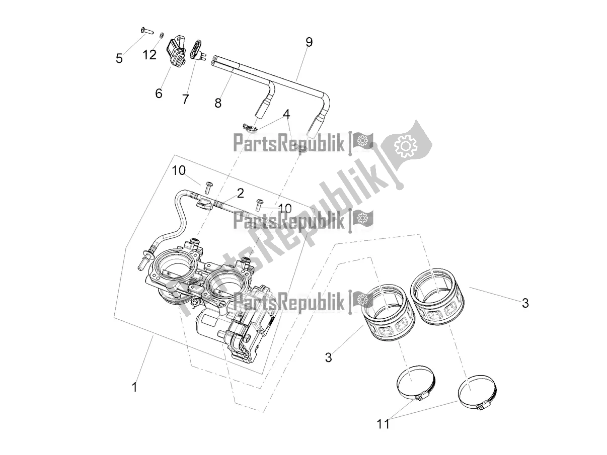 Toutes les pièces pour le Corps De Papillon du Aprilia RS 660 ABS Apac 2022