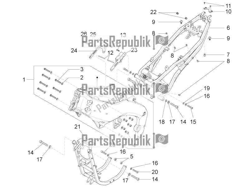 Toutes les pièces pour le Cadre du Aprilia RS4 125 4T 2016