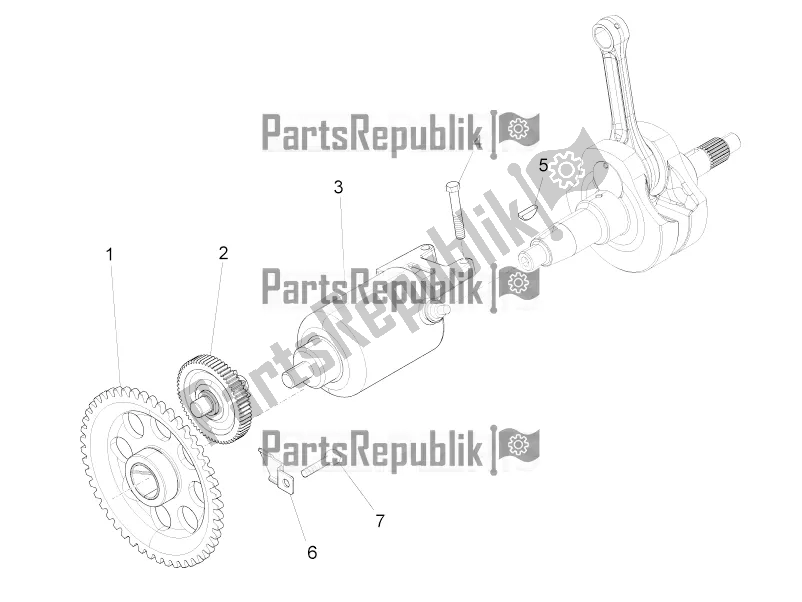 All parts for the Starter / Electric Starter of the Aprilia RS4 125 4T 2016