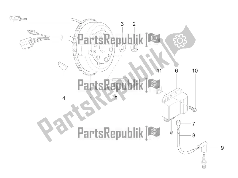 Alle Teile für das Cdi-magneteinheit / Zündeinheit des Aprilia RS4 50 2T 2016