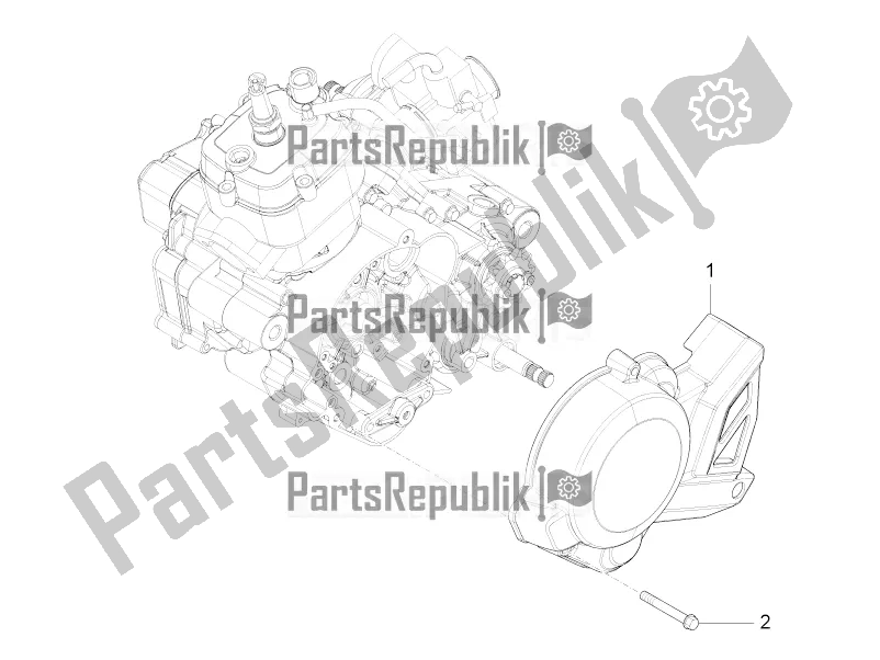 Alle Teile für das Schwungradabdeckung des Aprilia RS4 50 2T 2016