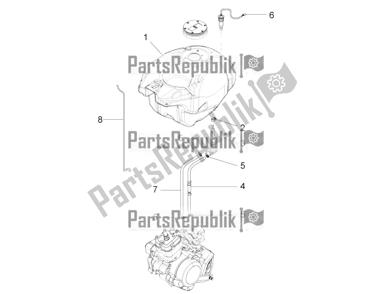 Tutte le parti per il Serbatoio Di Carburante del Aprilia RS4 50 2T 2016