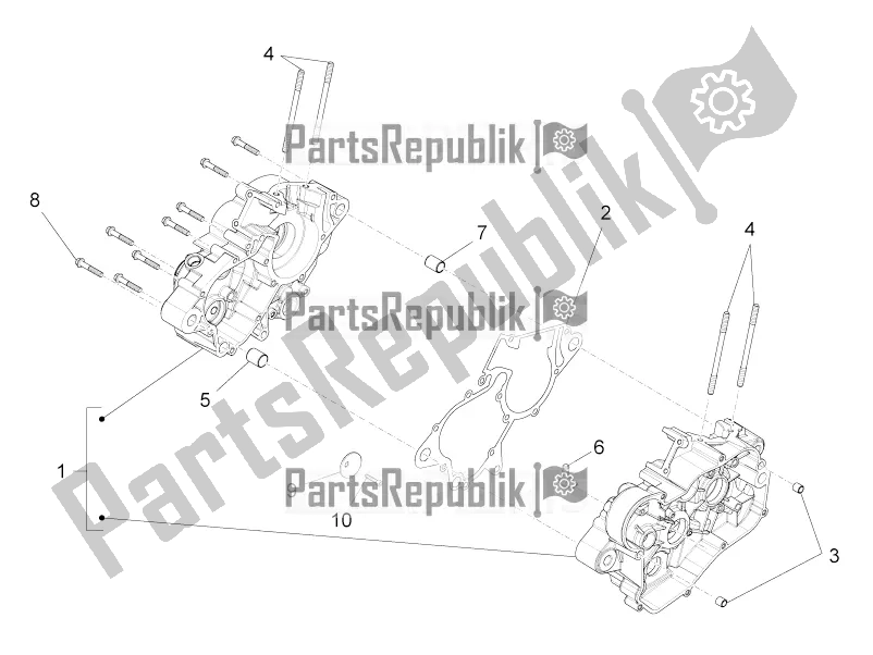 Toutes les pièces pour le Carters I du Aprilia RS4 50 2T 2017